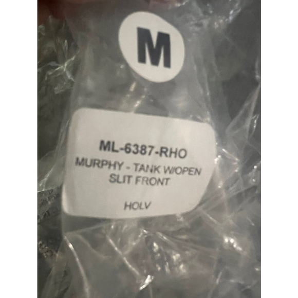 🔵 30) REVOLVE Michael Lauren Gray Ribbed Murphy Tank Top - Size M NWT - Picture 9 of 9